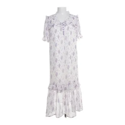 Maxi dress (White, Purple) from Lost Ink Polyester