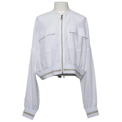 Cardigan (Hvid) fra Karl Lagerfeld Kids Elastan, Metallfiber, Polyamid, Polyester