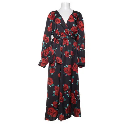 Maxi dress (Black, Red, Multicolored) from Shein Curve Polyester