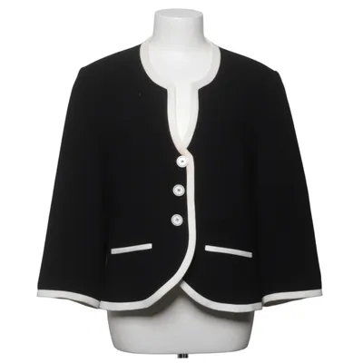 Blazer (Noir, Blanc) de Elinette Acétate, Polyester