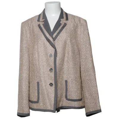 Blazer (Beige, Grijs) van Basler Acetaat, Elastaan, Viscose