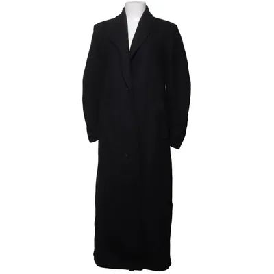 Frakke (Sort) fra Zara Polyester, Uld
