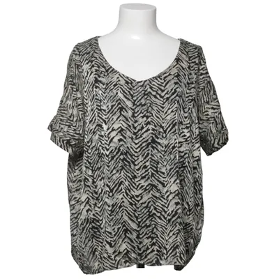 Top (Black, Beige) from Haust Elastane, Polyester, Silk, Viscose