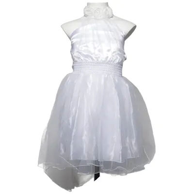 Robe de fille de fleur (Blanc) de Vogue Fashion