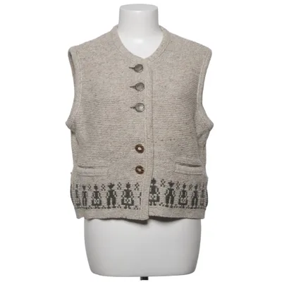 Vest (Beige, Grå) fra Stapf Bomuld, Silke, Uld
