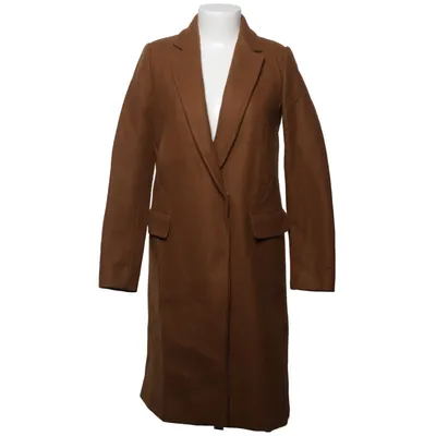 Mantel (Braun) von Zara Basic Outerwear Acetat, Polyester
