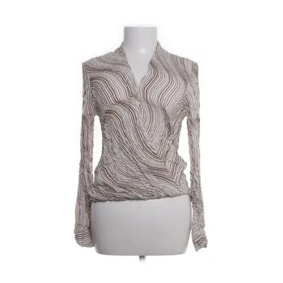 Blouse (Beige, Brown) from Lindex Viscose