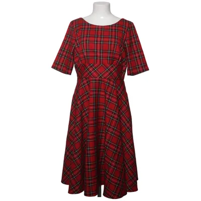 Klänning (Röd, Svart, Gul) från Hell Bunny Elastan, Polyester, Viskos