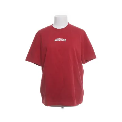 T-shirt (Rood) van Wood Wood Katoen