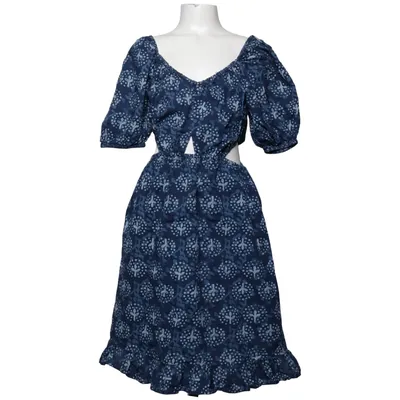 Robe (Bleu, Blanc) de Zara Coton