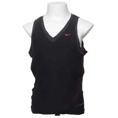 Débardeur de sport (Noir, Gris) de Nike Élasthane, Polyester