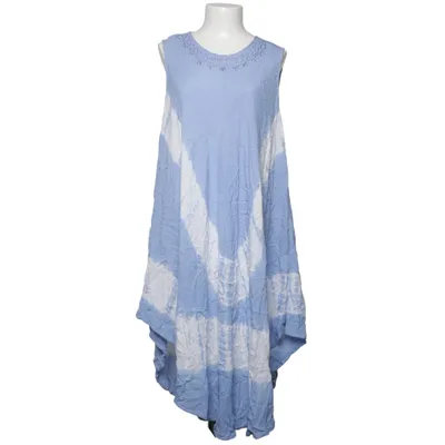 Dress (Blue, White) from Vanting Viscose