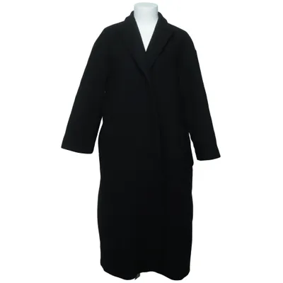 Frakke (Sort) fra Sandro Bomuld, Polyamid, Polyester, Viscose, Uld