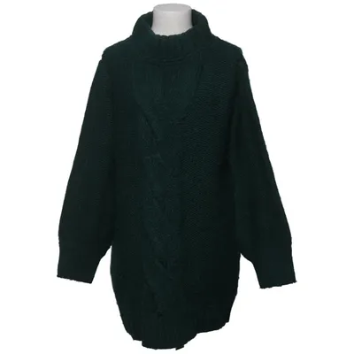 Rollkragenkleid (Grün) von Thomas Burberry Acryl, Alpakawolle