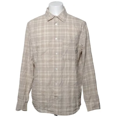 Skjorta (Beige, Grå) från H&M Man Bomull, Linne