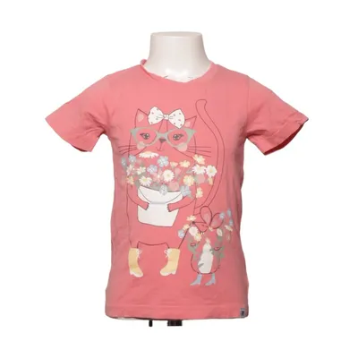 T-shirt (Rosa, Flerfärgad) från Polarn O. Pyret Ekologisk bomull