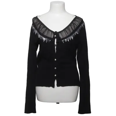 Cardigan (Black) from NIGHT Birger et Mikkelsen Angora, Polyamide, Wool