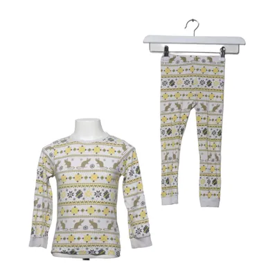 Pyjama (Blanc, Jaune, Bleu) de AIK Coton