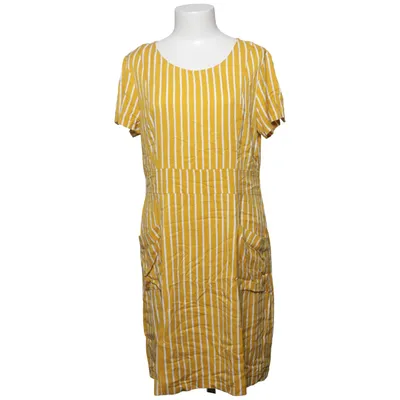 Dress (Yellow, White) from Zilch Elastane, Viscose