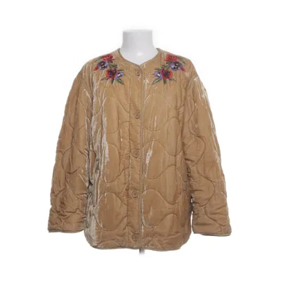Winter jacket (Beige) from Sandro Paris Viscose, Polyester