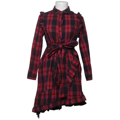 Robe chemise (Rouge, Noir) de Maje Coton