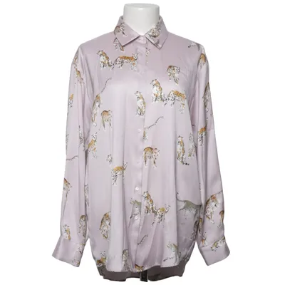 Bluse (Lila, Mehrfarbig) von Zara Polyester