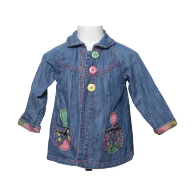 Denimjakke (Blå, Flerfarvet) fra Next Bomuld