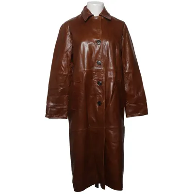 Ledermantel (Braun) von Max & Co. Leder, Polyester