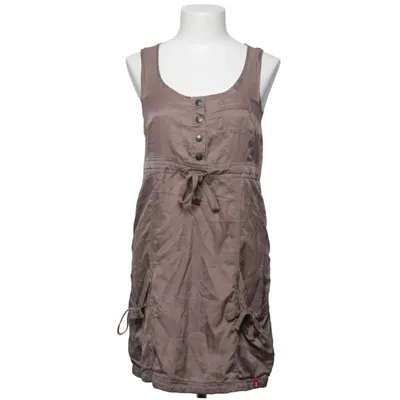 Jurk (Beige) van EDC by ESPRIT Katoen, Zijde