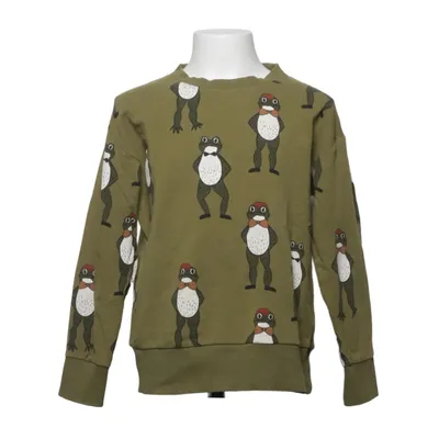 Sweatshirt (Green, Multicolored) from Lindex Kids Cotton, Elastane