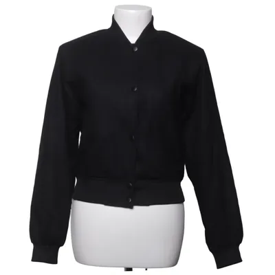 Bomberjacke (Schwarz) von H&M Premium Quality Viskose, Leinen, Polyester