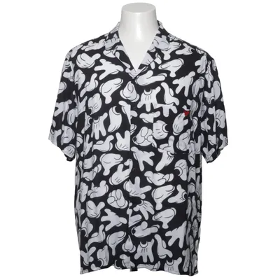Kortärmad skjorta (Svart, Vit) från Divided by H&M Viskos