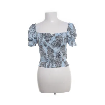 Crop Top (Blau, Schwarz) von Sandro Paris Polyester