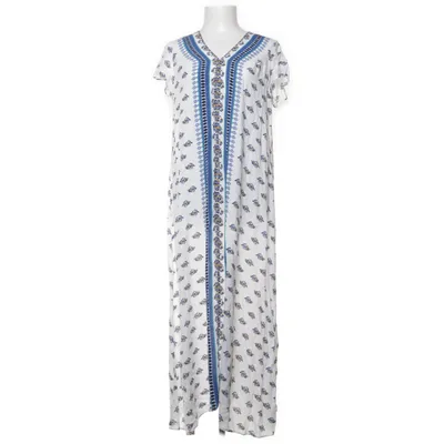 Maxi dress (White, Blue, Multicolored) from Sweet Miss Viscose