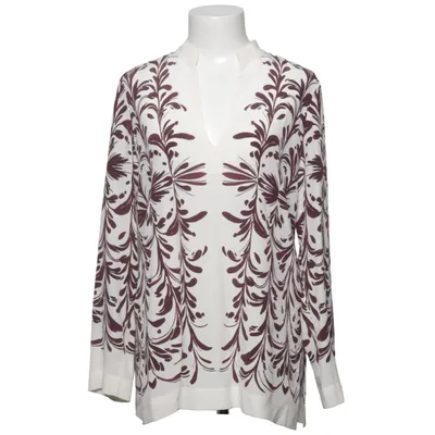 Blouse (Blanc, Marron) de Tory Burch Soie