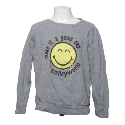 Sweatshirt (Grijs, Geel) van Smiley World Katoen, Polyester, Viscose