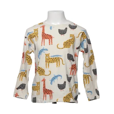 Long sleeve T-shirt (Beige, Multicolored) from Lindex Cotton, Elastane