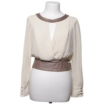 Blus (Beige, Brun) från Double Zero Polyester, Polyuretan