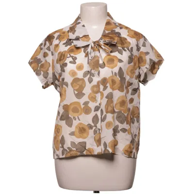 Korte mouwen shirt (Wit, Geel, Bruin) van Trevira