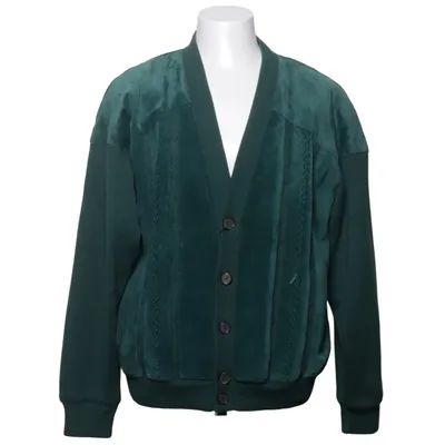Jakke (Grøn) fra Serra Akryl, Viscose, Uld