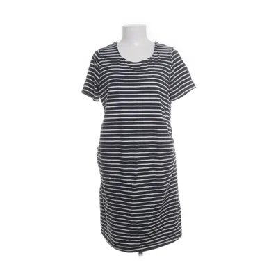 Mammaklänning (Blå, Vit) från H&M Mama Bomull, Elastan