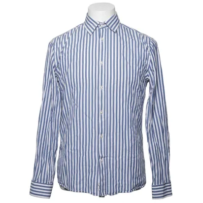 Chemise (Bleu, Blanc) de Bläck Coton
