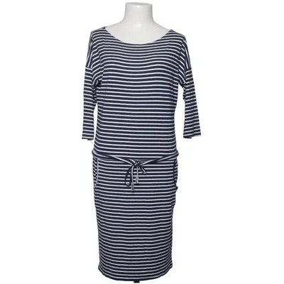 Dress (Blue, White) from Numoco Elastane, Viscose