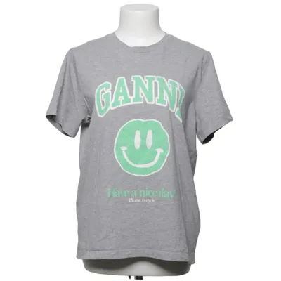 T-shirt (Have A Nice Day) de Ganni Coton recyclé, Polyester recyclé