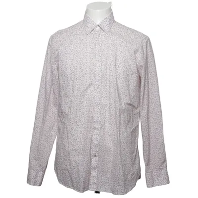 Buttondown-skjorta (Vit, Röd) från Mango Man Bomull