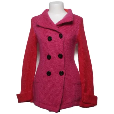 Cardigan (Roze, Rood, Meerkleurig) van Wivica Oest Mohair, Polyamide