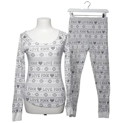 Pyjamasz (Hvid, Grå) fra Pink Victoria's Secret Bomuld, Polyester
