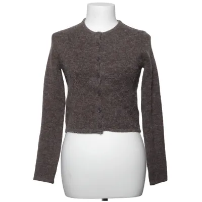 Strickjacke (Braun) von Premium Quality Gina Tricot Acryl, Alpakawolle, Elasthan, Polyester