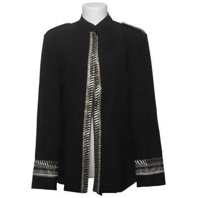 Blazer (Noir) de G.Ricceri Élasthane, Polyester, Viscose