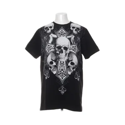 T-shirt (Sort) fra Contour Bomuld, Elastan